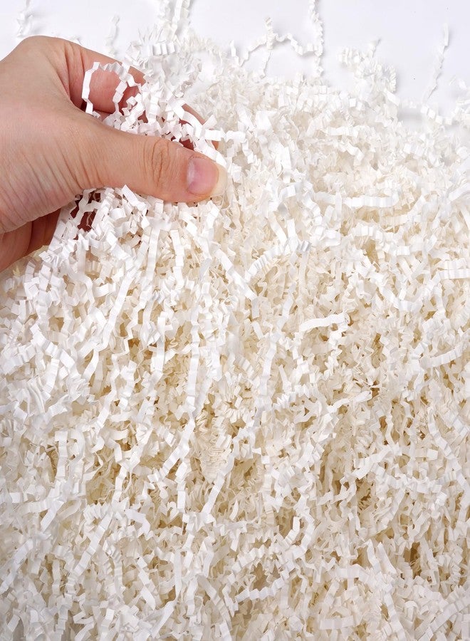 يوليو وسادة عشبية بيضاء مجعدة من Yolyoo لتزيين صناديق الهدايا وسلالها، وحفلات الزفاف، وأعياد الميلاد، وحفلات وصيفات العروس، والأعمال اليدوية. - Image 4